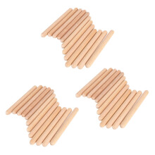 6 Pairs Wood Claves Musical Percussion Instrument Rhythm Sticks