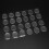 96 Pieces Drum Dampeners, Drum Damper Gel Pads Drum Silencers (Clear) 4