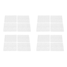 96 Pieces Drum Dampeners, Drum Damper Gel Pads Drum Silencers (Clear)