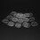96 Pieces Drum Dampeners, Drum Damper Gel Pads Drum Silencers (Clear) 3