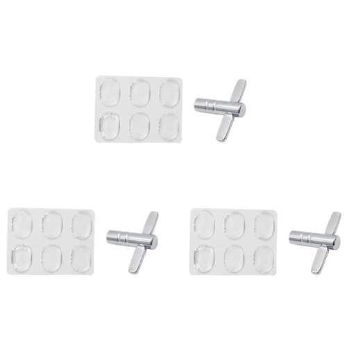 Drum Damper gel 18 pack with One Drum Tuning Key pack 1