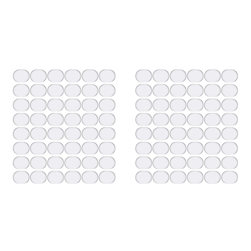 96 Pcs Drum Dampeners Gel Pads Silicone Drum Silencers (Transparent)