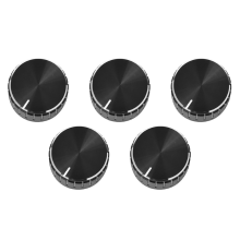 Black Aluminum Volume Control Amplifier Knob Wheel