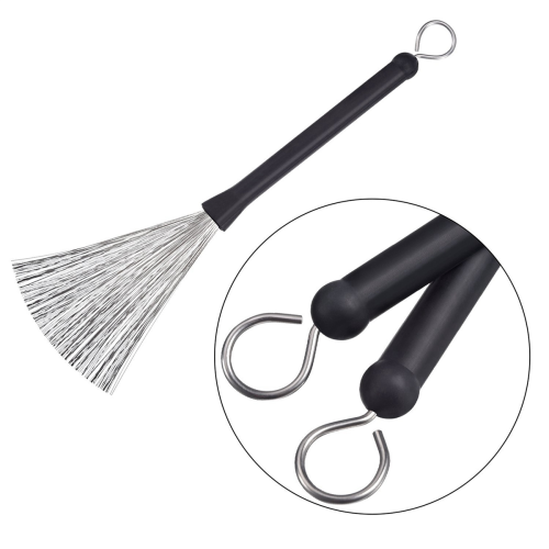 1 Pair Brushes Drums Drum Sticks Brush+1 Pair Rods Drum Stick Set 2