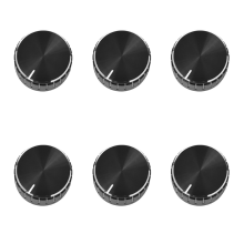Black Aluminum Volume Control Amplifier Knob Wheel