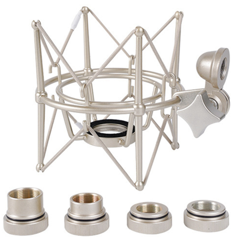 Microphone Shock Mount Adjustable Mount (Champagne Gold) 1