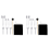 (128Hz, 256Hz, 512Hz)Tuning Fork Set, Tuning Forks with Reflex Hammer 2