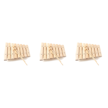 Children Natural Wood Wooden 8 Tone Xylophone Percussion Toy