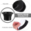 Bass Drum Enhancer ABS Rubber Bass Drum Kick Enhancer ,Black 3