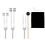 (128Hz, 256Hz, 512Hz)Tuning Fork Set, Tuning Forks with Reflex Hammer 4
