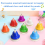 Desk Bells, 8 Notes Diatonic Metal Hand Bells, Rainbow Music Bells 2