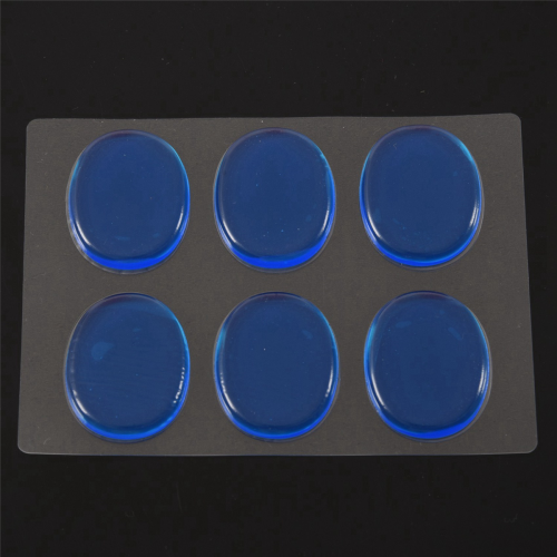6pcs/set Snare Drum Mute Muffler Percussion Accessories(blue)