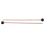 2Pcs Soft Rubber Head Sticks Wood Handle Bell Mallets Black 2