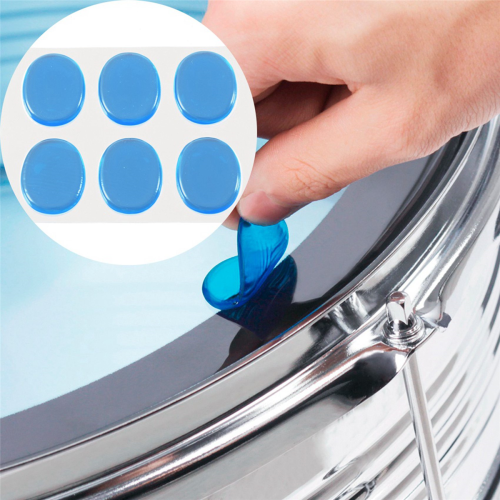6pcs/set Snare Drum Mute Muffler Percussion Accessories(blue) 2