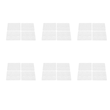 24 Pieces Drum Dampeners, Drum Damper Gel Pads Drum Silencers (Clear)