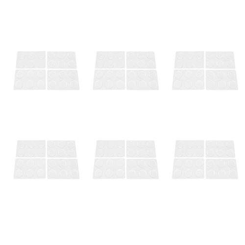 24 Pieces Drum Dampeners, Drum Damper Gel Pads Drum Silencers (Clear)