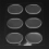 24 Pieces Drum Dampeners, Drum Damper Gel Pads Drum Silencers (Clear) 6