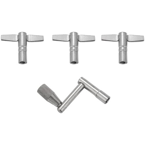 4 Pack Drum Tuning Key with Continuous Motion Speed Percussion Parts 1