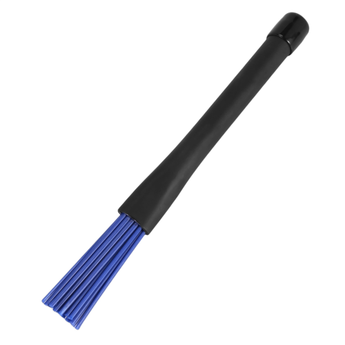 1 Pair Black Handles Jazz Drum Brushes Sticks Blue Nylon 32cm 1