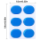 24 Pcs Silicone Drum Damper Pads, Mute Pad Soft Drum Damper Gel Pads 2
