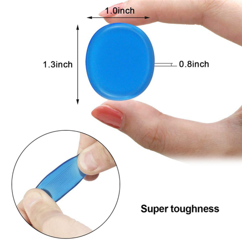 24 Pcs Silicone Drum Damper Pads, Mute Pad Soft Drum Damper Gel Pads 2