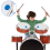 24 Pcs Silicone Drum Damper Pads, Mute Pad Soft Drum Damper Gel Pads 4