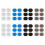 24 Pcs Silicone Drum Damper Pads, Mute Pad Soft Drum Damper Gel Pads 1