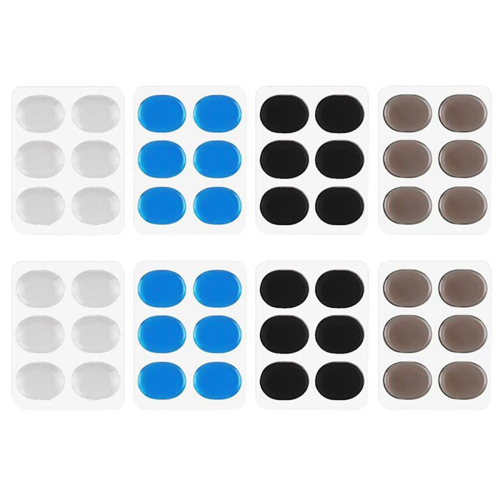 24 Pcs Silicone Drum Damper Pads, Mute Pad Soft Drum Damper Gel Pads