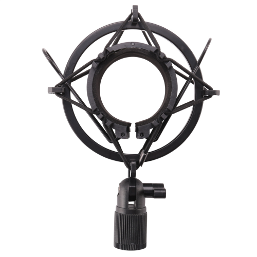 2X Universal 3KG Bearable Load Mic Shock Mount Clip Holder Black 1