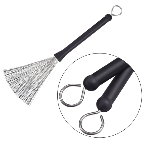 1 Pair Brushes Drums Drum Sticks Brush+1 Pair Rods Drum Stick Set 2