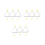Music Triangle Instrument Set,with 3 Pack Triangle 4 Inch 1