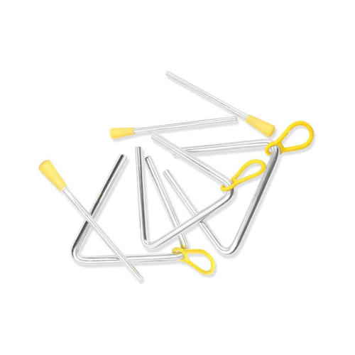 Music Triangle Instrument Set,with 3 Pack Triangle 4 Inch 1