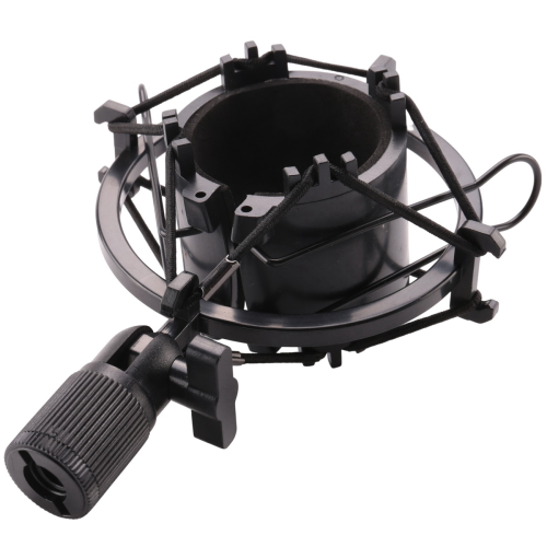 2X Universal 3KG Bearable Load Mic Shock Mount Clip Holder Black 2