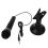 Laptop PC Computer 3.5mm Network Stand Mini phone Mike Black 2