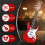 Guitar Toy for Kids,4 Strings Electric Guitar Musical Instruments,B 2