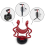 2PCS Universal Microphone Wavy Shock Mount Adapter Plastic 4
