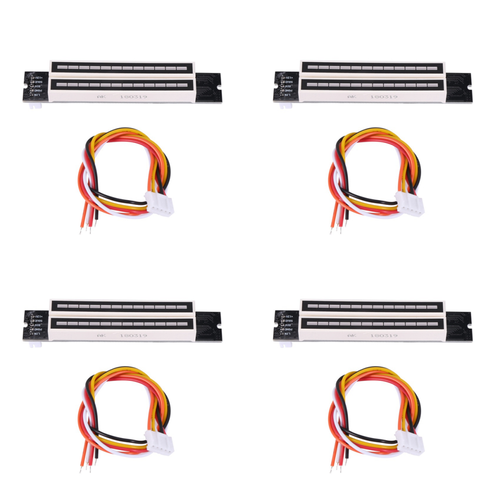 Dual 12 Music Level Indicator Led Spectrum Vu Meter Amplifier() Light 4711671264382