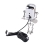 Retro Style Vintage Microphone Robot Desk Lamp, Table Lamp Red 5