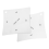 2pcs Guitar Fretboard Nut Radius Measuring Stainless Steel Tool 5
