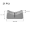 20Pcs Console Mixer Slider Fader Knobs for Potentiometer Gray Knob 3