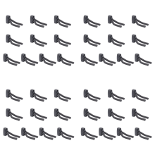 10Pcs Hook Rack Wall Mount Home Studio Display for Guitar Bass