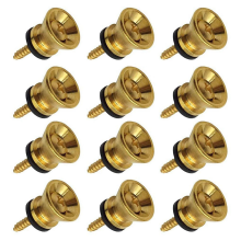 24Pcs Guitar Strap Locks Metal for Acoustic Electric Guitar Ukulele