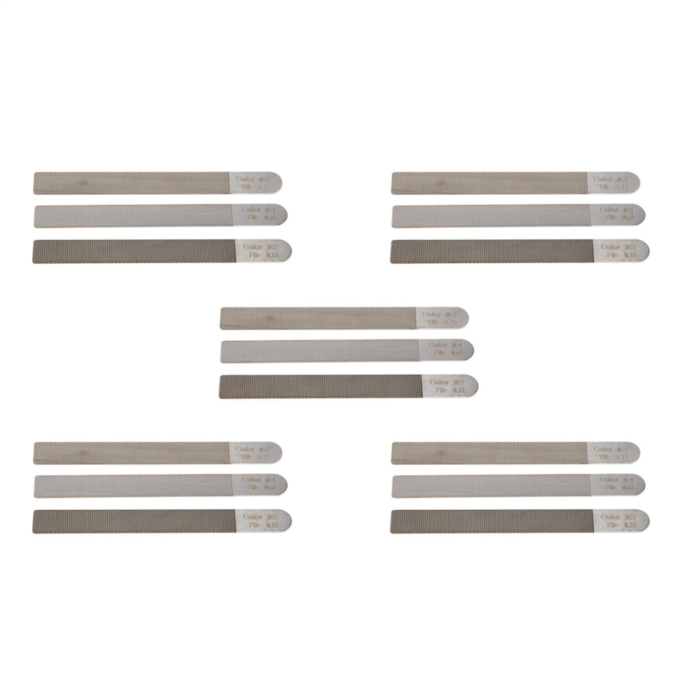 3Pc/Set Guitar Nut Files Fret Crowning Slot Filing Luthier Repair Kit 4711671250484