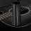 1pc Guitar Slide Black Stainless Steel Finger Knuck 2