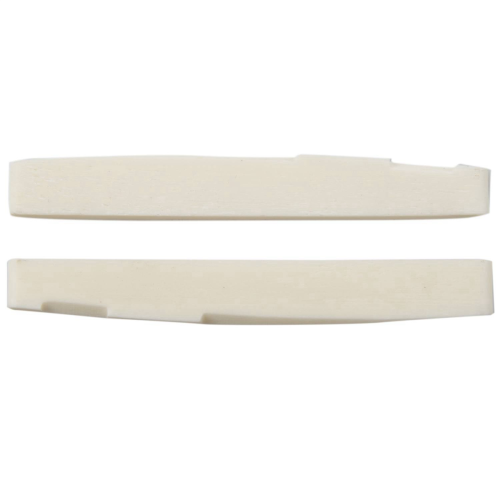 6 String Acoustic Bone Bridge Guitar Slotted Saddle (Pack of 2) 1