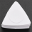 10pcs Triangle-Guitar picks 1.0 0.75 0.5 mm in PC + ABS White 3