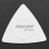 10pcs Triangle-Guitar picks 1.0 0.75 0.5 mm in PC + ABS White 4