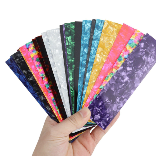 DIY Guitar Pick Punch Sheets Musicians Celluloid Guitar Pick Strips 2