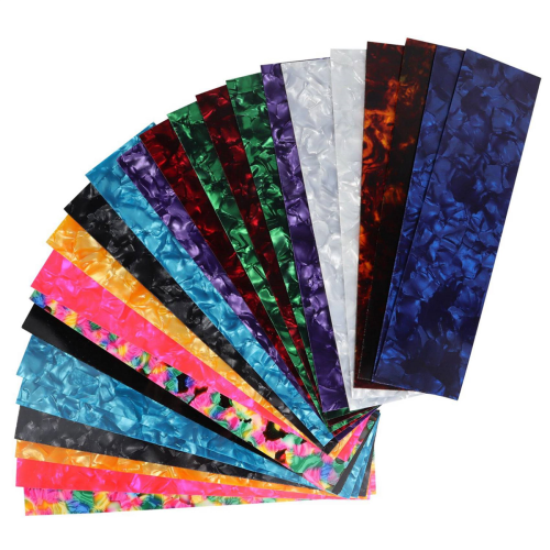 DIY Guitar Pick Punch Sheets Musicians Celluloid Guitar Pick Strips 1