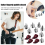 8Pcs Stainless Steel Finger Picks 4Pcs Plastic Thumb Picks 3